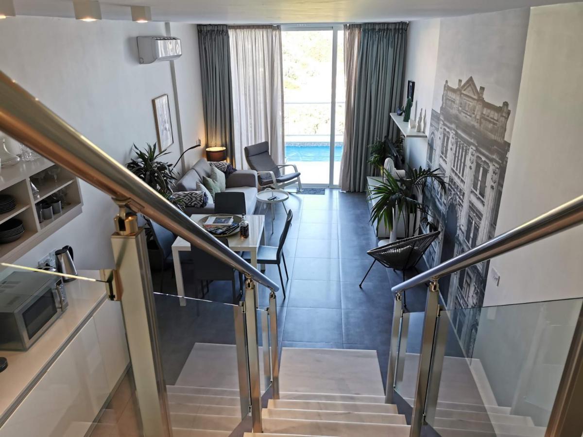 Duplex Maisonette With Heated P-Pool And Jacuzzi Saint Julian's Exterior photo